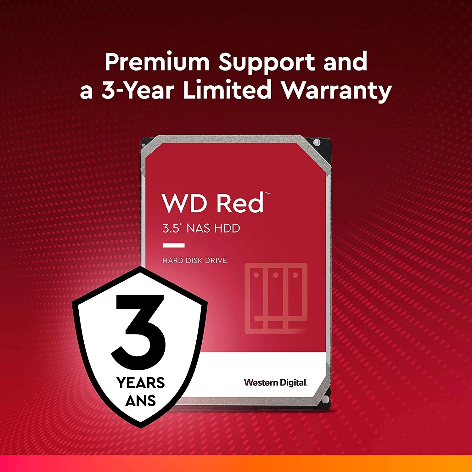Оригинальный внутренний жесткий диск Western Digital WD красный NAS 4 ТБ 3 5 дюйма HDD SATA 6 Гб/с