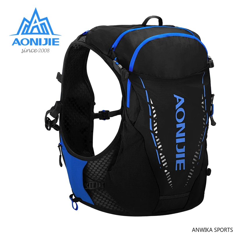 

AONIJIE C9103S Black Ultra Vest 10L Hydration Backpack Pack Bag Free Water Bladder Bottle Trail Running Marathon Race