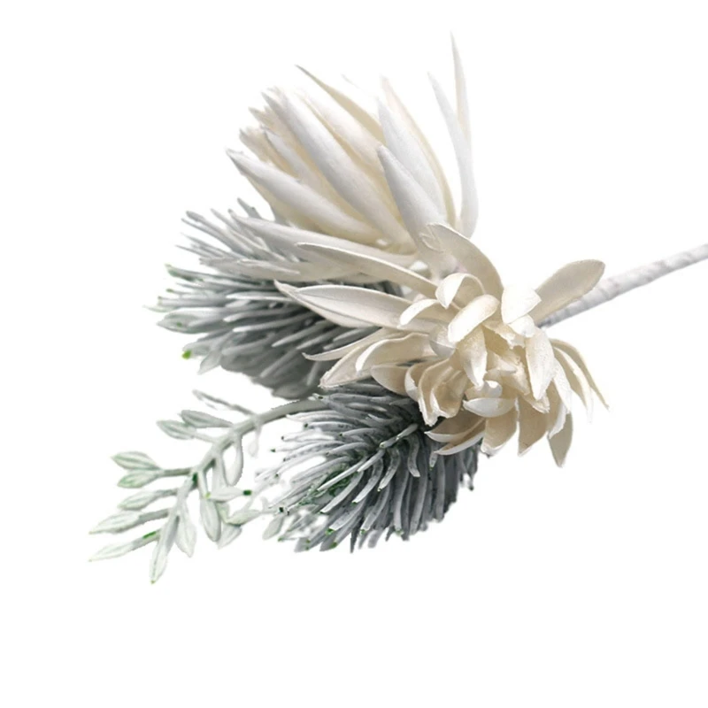 

White Pine Flowers Artificial Small Pine Needle for Charming Home or Garden