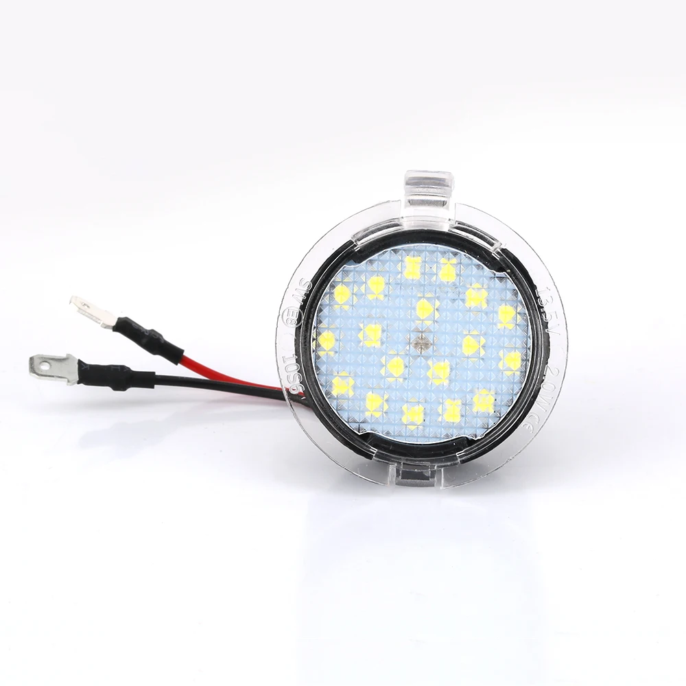 1 шт. Авто LED автомобильная боковая подсветка под зеркалом заднего вида лампочка 12V белая для Ford F-150 Mondeo MK5 Edge Fusion Explorer Flex Taurus on.