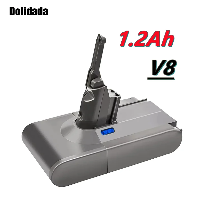 

V8 1200mAh 21.6V Battery For Dyson V8 Battery series V8 Fluffy Li-ion SV10 Vacuum Cleaner Rechargeable BATTERY L70 free shipping