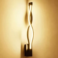 16w wavy strip wall lamps for living room decor bedroom bedside lamp wall lights aisle lighting decoration sconces wall lamp
