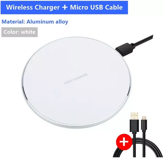 Universal Qi Wireless Charger For IPhone Wireless Charging Pad for samsung   Fast Wireless Charging Stand
