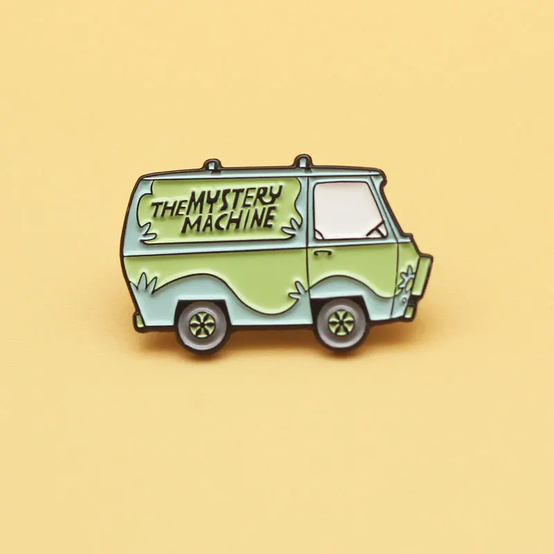 

XM-funny Ambulance brooch cute creative badge men and women jacket decoration with pin collar pin jewelry accessories