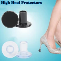 non slip 1pair high heel women shoes girls shoes dancing pvc antislip pad insert silicone party heel covers heel stoppers