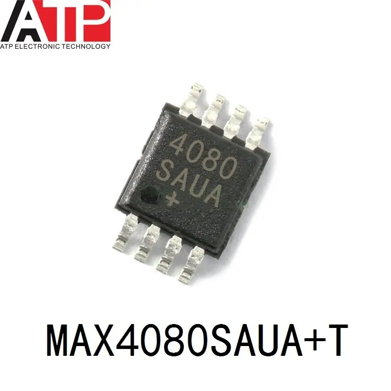 (10 шт.) новый оригинальный MAX4080SAUA + T 4080 SAUA MAX4080SAUA 4080 SAUA чип IC сила тока усилитель 1 схема 8-MSOP