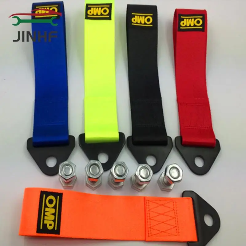 

High-Strength Nylon Tow Strap Universal Car Racing Tow Ropes Auto Trailer Ropes Auto Trailer Ropes Bumper Trailer Towing Strap