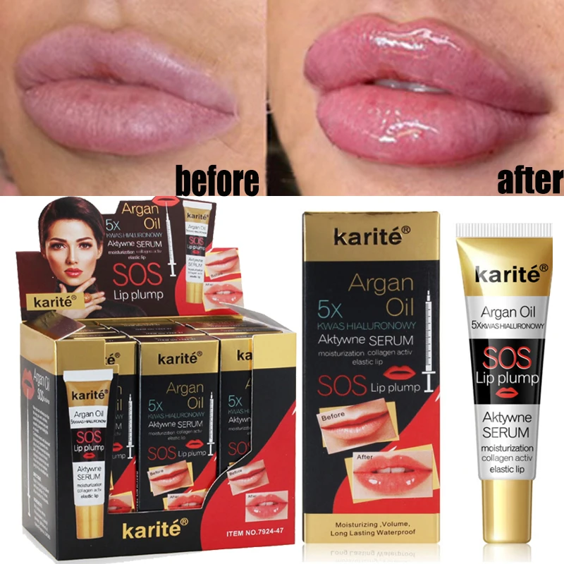 

Instant Volumising Lip Plumper Makeup Lip Gloss Long Lasting Moisturizing Transparent Jelly Liquid Lipsticks Lip Plumper 17ml