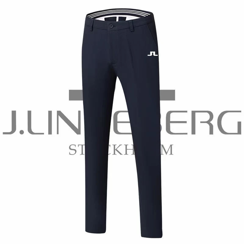 Men Golf pants spring autumnElastic solid color sports and leisure pants High quality golf apparel Men trousers