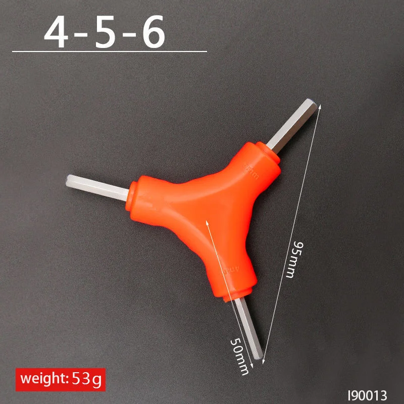 

Трехсторонний Треугольный Шестигранный Ключ, Многофункциональный Мини-велосипедный Динамометр