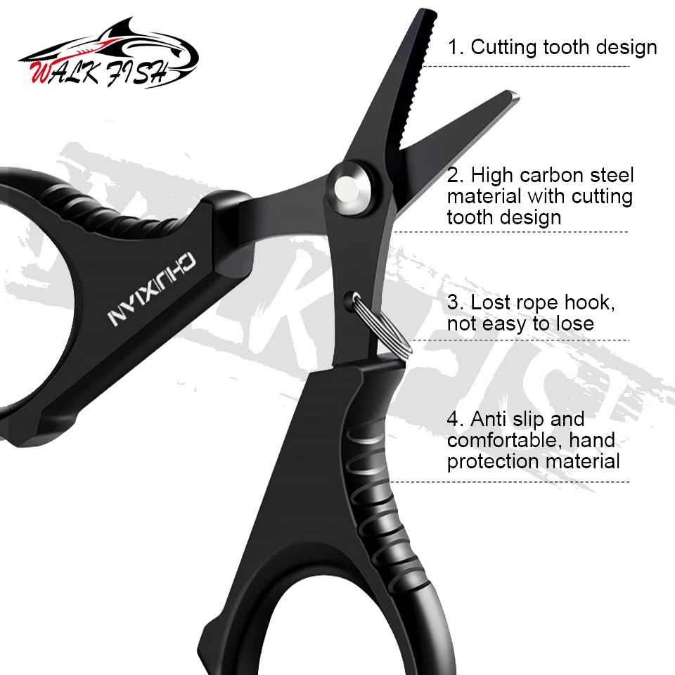 WALK FISH рыболовные маленькие ножницы с титановым покрытием прочная рыболовная