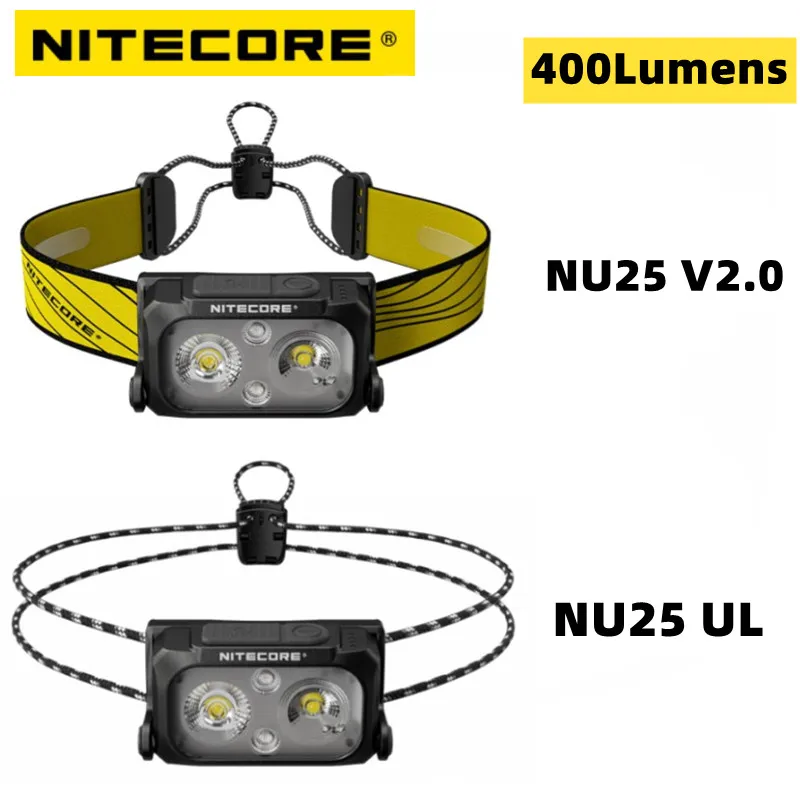 Налобный фонарь NITECORE NU25 UL V2, 400 лм
