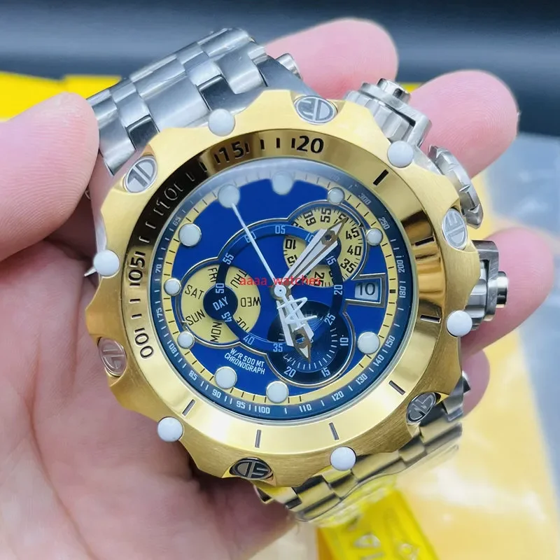 

Непобежденные Мужские часы с Веном, светящийся хронограф из нержавеющей стали, роскошные часы, мужские часы, Прямая поставка