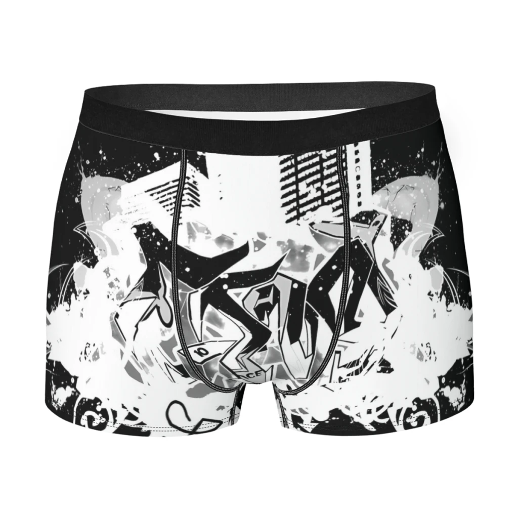 

City Graffiti HIP HOP Underpants Cotton Panties Man Underwear Sexy Shorts Boxer Briefs