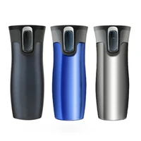 450ml autoseal bottle coffee mug cup 304 stainless steel tumbler water bottle vacuum flask