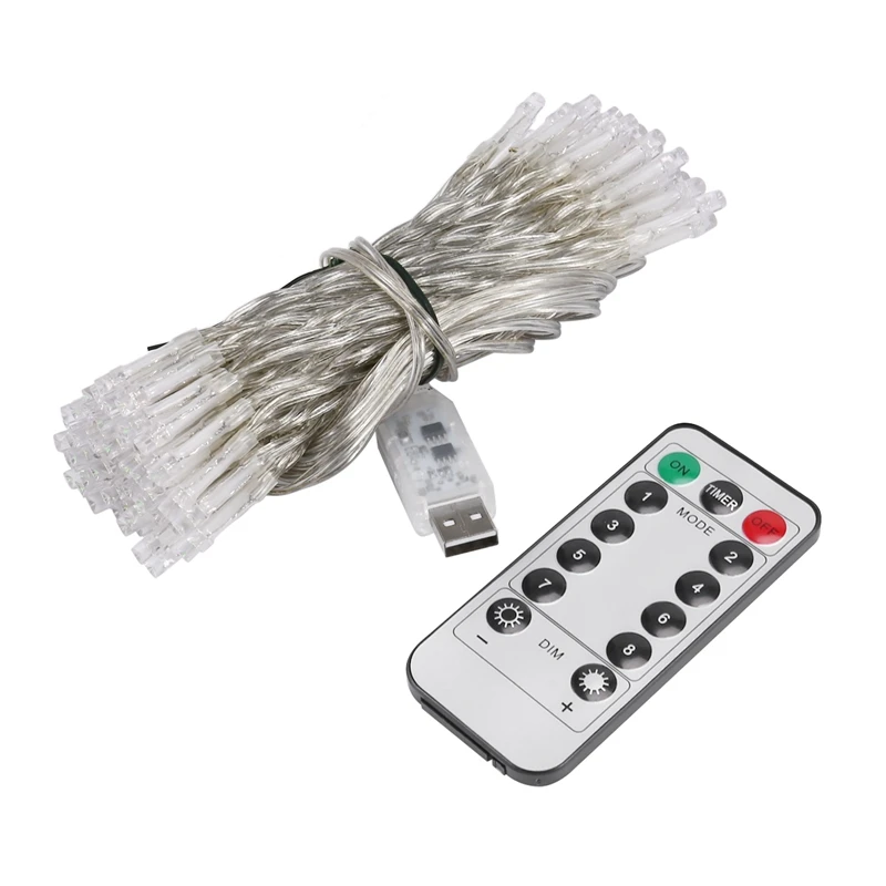 

USB5V 10 Meter 100 Lamp With Remote Lighting LED Copper Wire String
