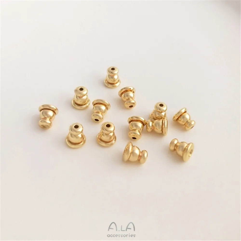 

14K package of real gold high-grade earplug earplug after earplug earplug earcap simple DIY earpiece material