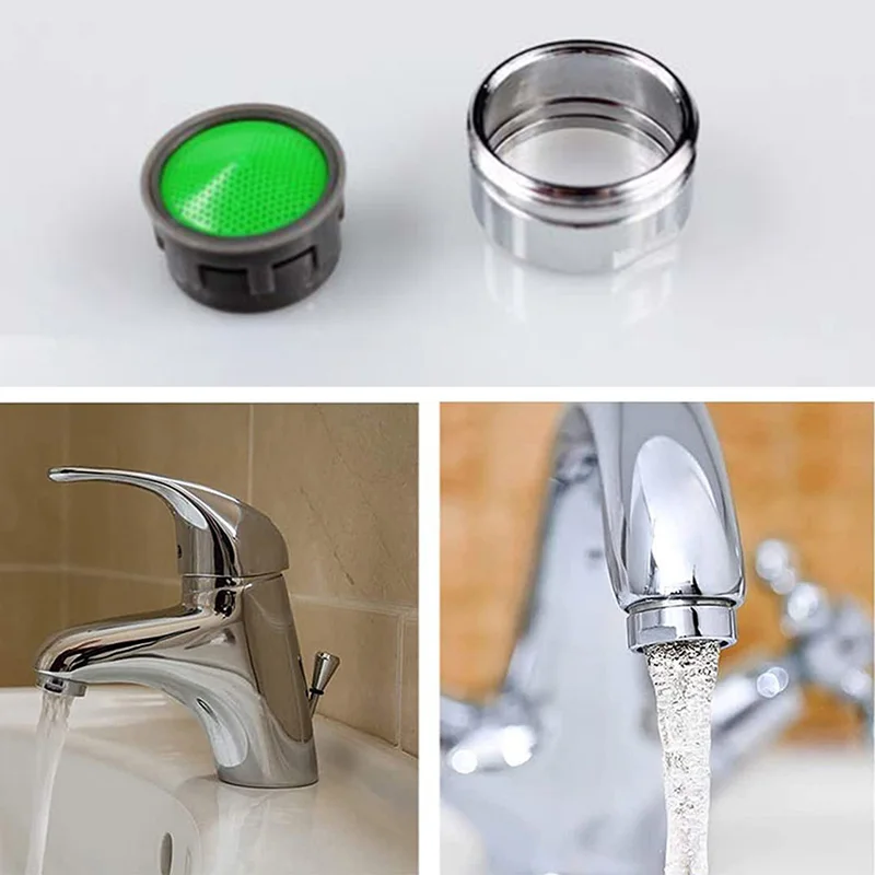 

10PCS Basin Tap Filter-Tap Aerator- Faucet Replacement Nozzle Filter - Faucet Bubbler Grifo Cocina Grifos De Cocina Adaptador