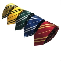 college style anime skinny neckties adult casual striped tie for boys girls suits student slim necktie