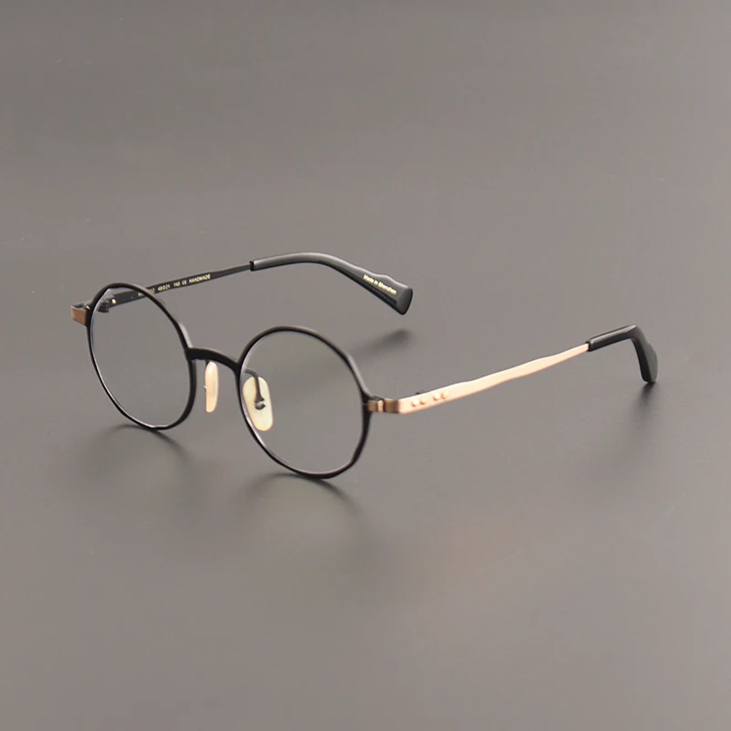 2023 New fashion round glasses frame men Designer titanium optical eyeglasses Myopia reading women classic personalized eyewear