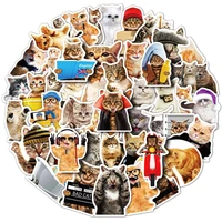 multi purpose stickers pre cut cartoon theme sticker for mug coffee cup luggage suitcase motorcycle decors 50 sheets