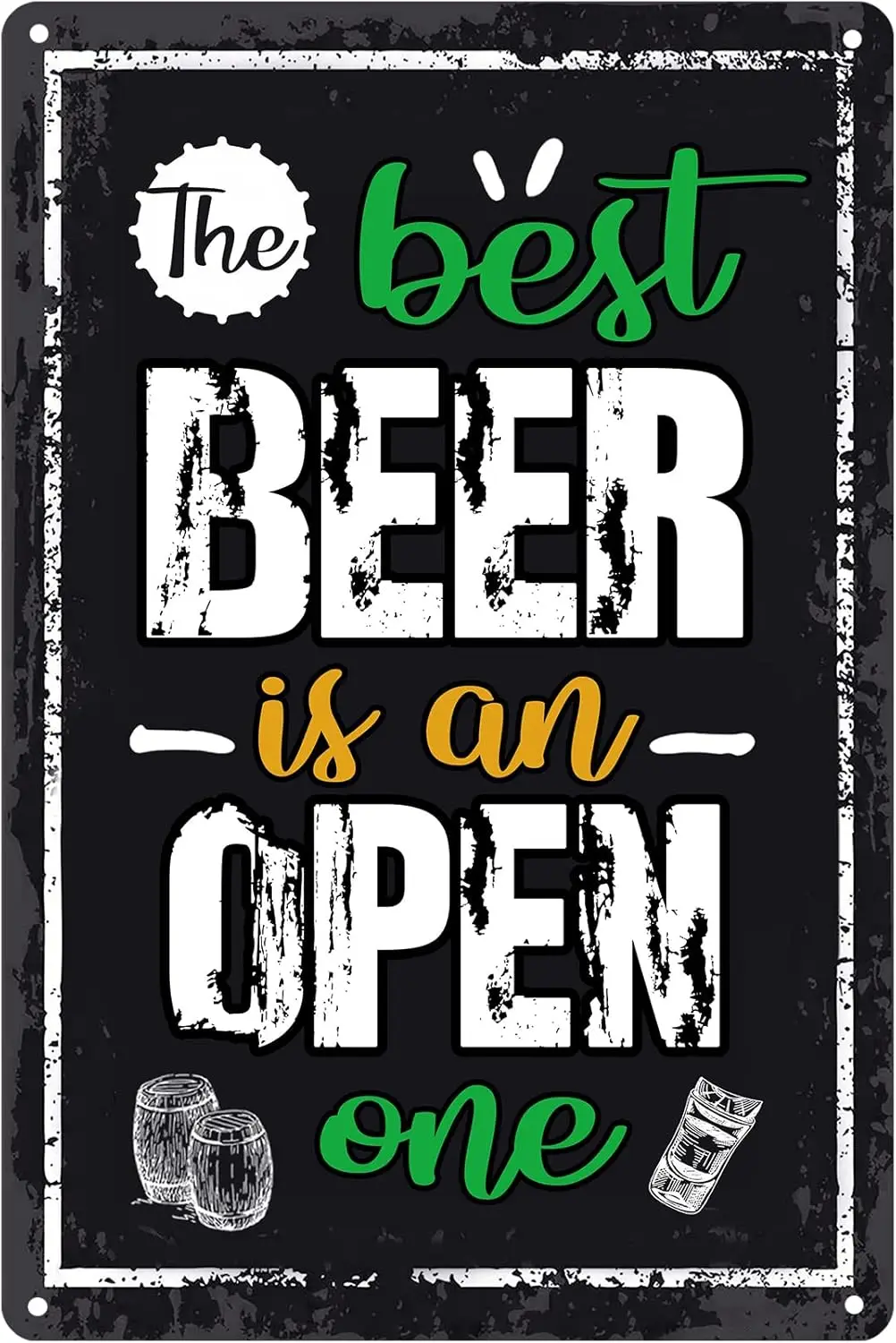 KENSILO Best Beer Винтаж Забавный Домашний Декор Оловянная Вывеска Ретро Металлический