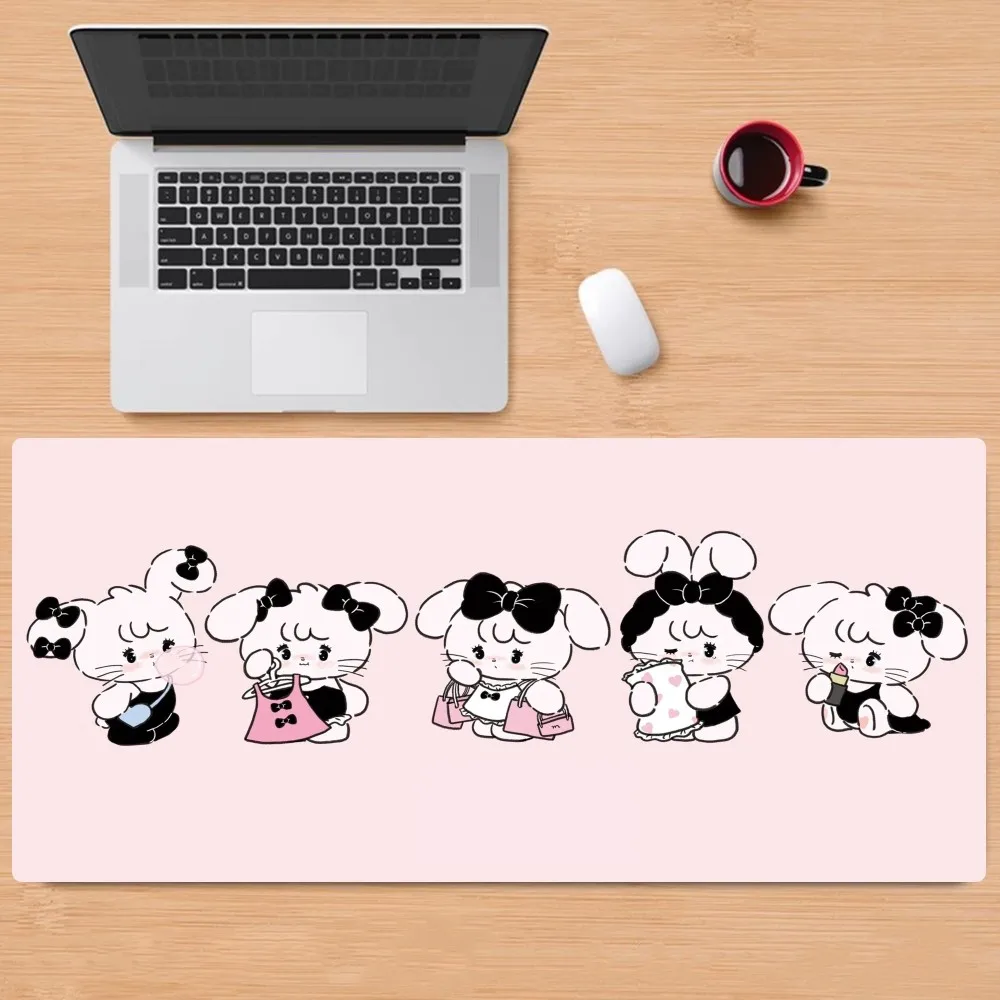 Симпатичный коврик для мыши Mikko нескользящий утолщенный большой письма офиса