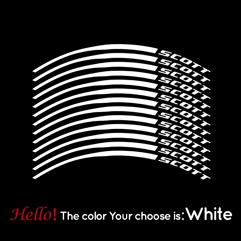 

Виниловая наклейка на обод велосипеда 26 дюймов 27,5 дюймов 29 дюймов для декора колес велосипеда Scott Bicylce, дюймовые наклейки, велосипедные колеса Scott