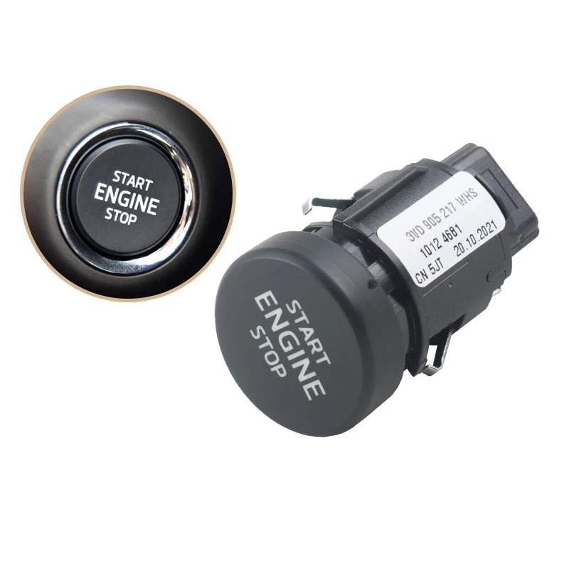 

3VD 905217 Новая кнопка запуска двигателя для Skoda Superb MK3 3V Kodiaq NS RS GT Karoq NU 2016 2017 2018 2021, аксессуары