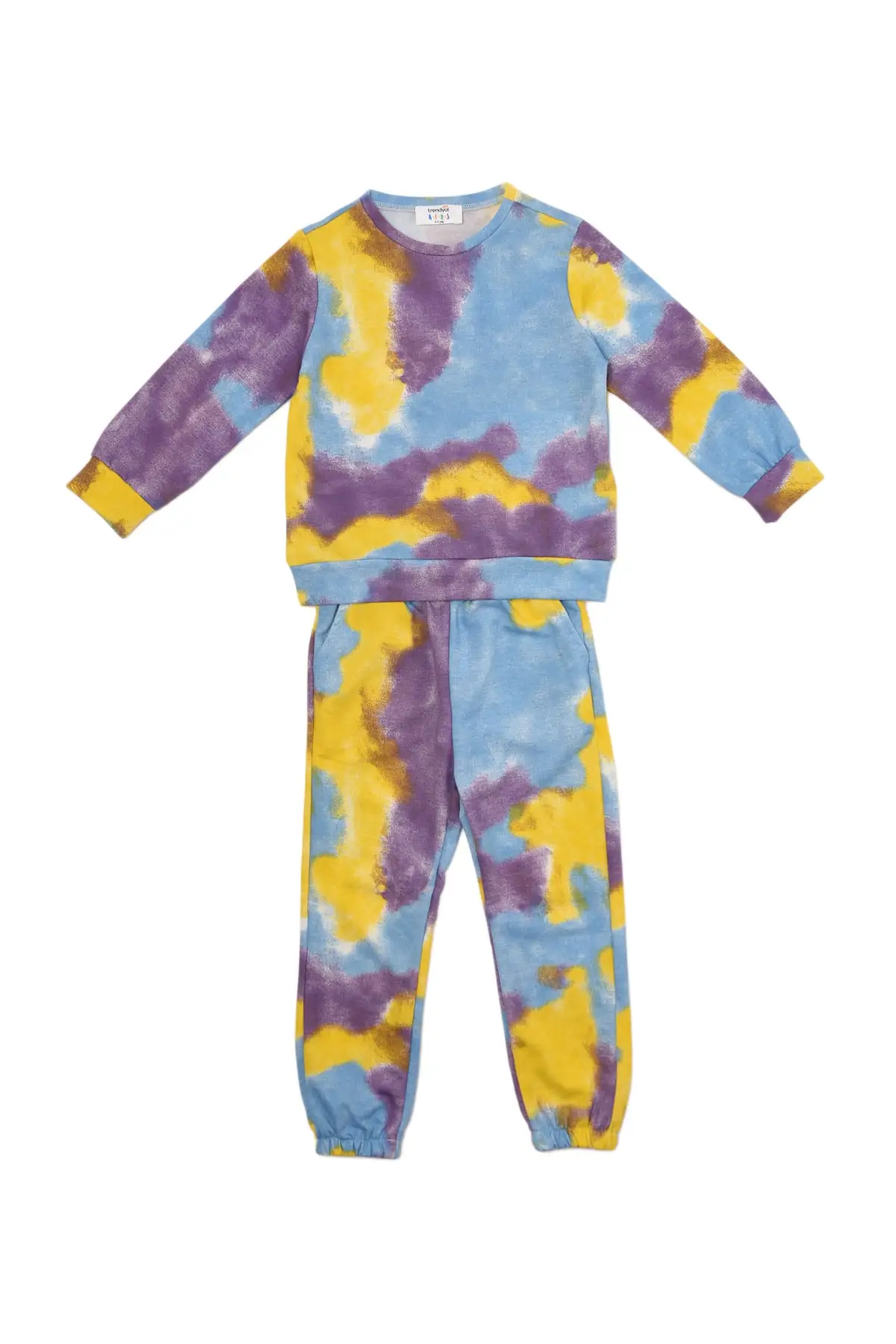 

Детский трикотажный облегающий спортивный костюм с принтом в виде галстука-красителя для мальчиков tkdow22em0165