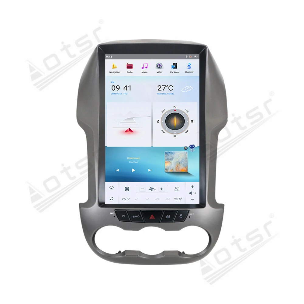 Автомобильный радиоприемник G6 Tesla экран для Ford Ranger 2011-2016 Android 2Din стереоприемник