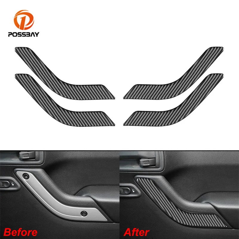 4 шт./компл. Внутренняя дверь подлокотника полоса отделки наклейки внутренние