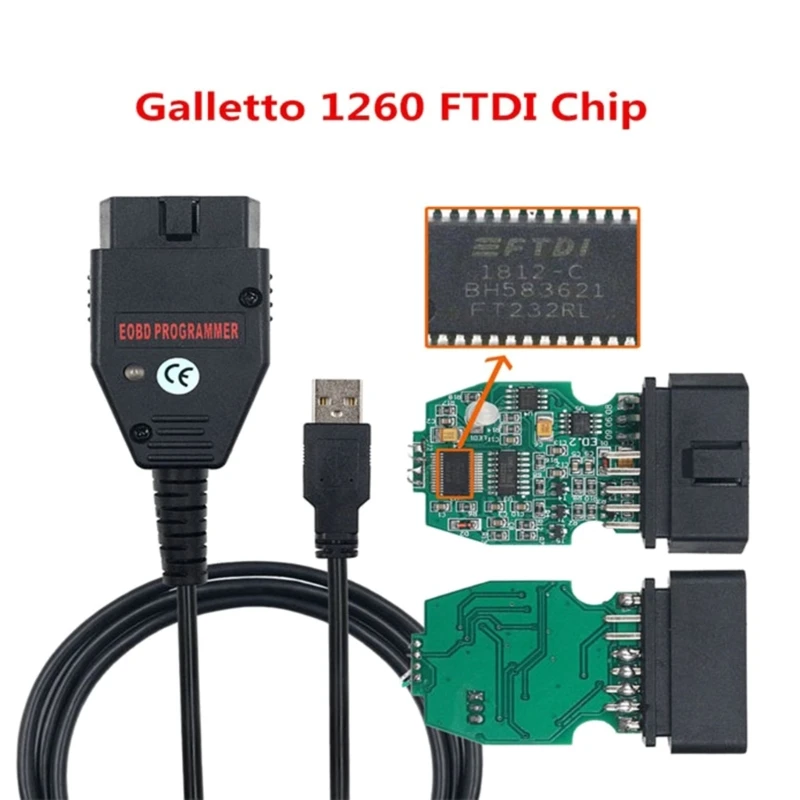 OBD2 сканер Поддержка многоязычного Galletto 1260 чип-тюнинг инструмент Прямая поставка