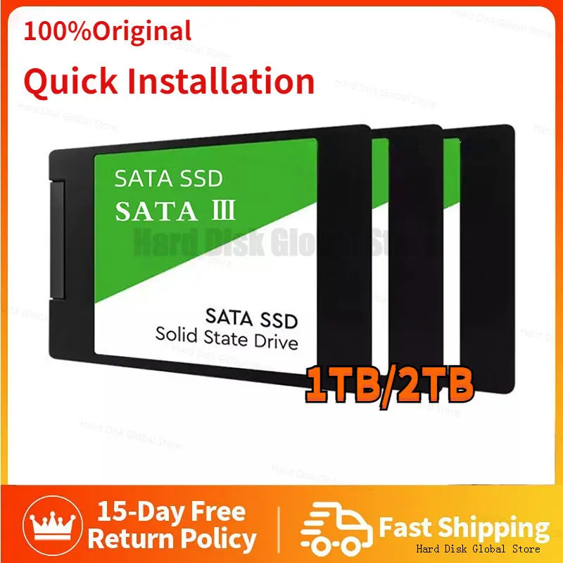 

SSD 4TB 2TB 1TB Hard Drive Disk Sata3 2.5 Inch Ssd TLC 500MB/s Internal Solid State Drives for Laptop and Ssd