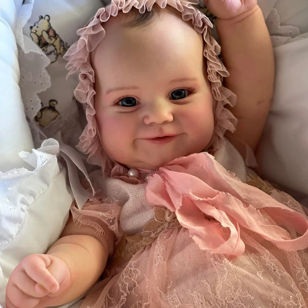 

22Inch Realistic Gril Reborn Doll Maddie 3D High Color Vascular Visible Veins Lifelike 3D Skin Collection Doll For Girls Gift
