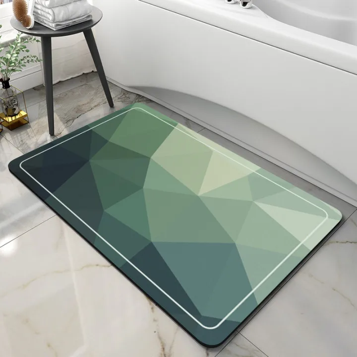 

Soft Diatom Mud Modern Home Toilet Shower Carpet Foot Mat Super Absorbent Bathroom Mat Quick Drying Non-Slip Bath Rugs Decor