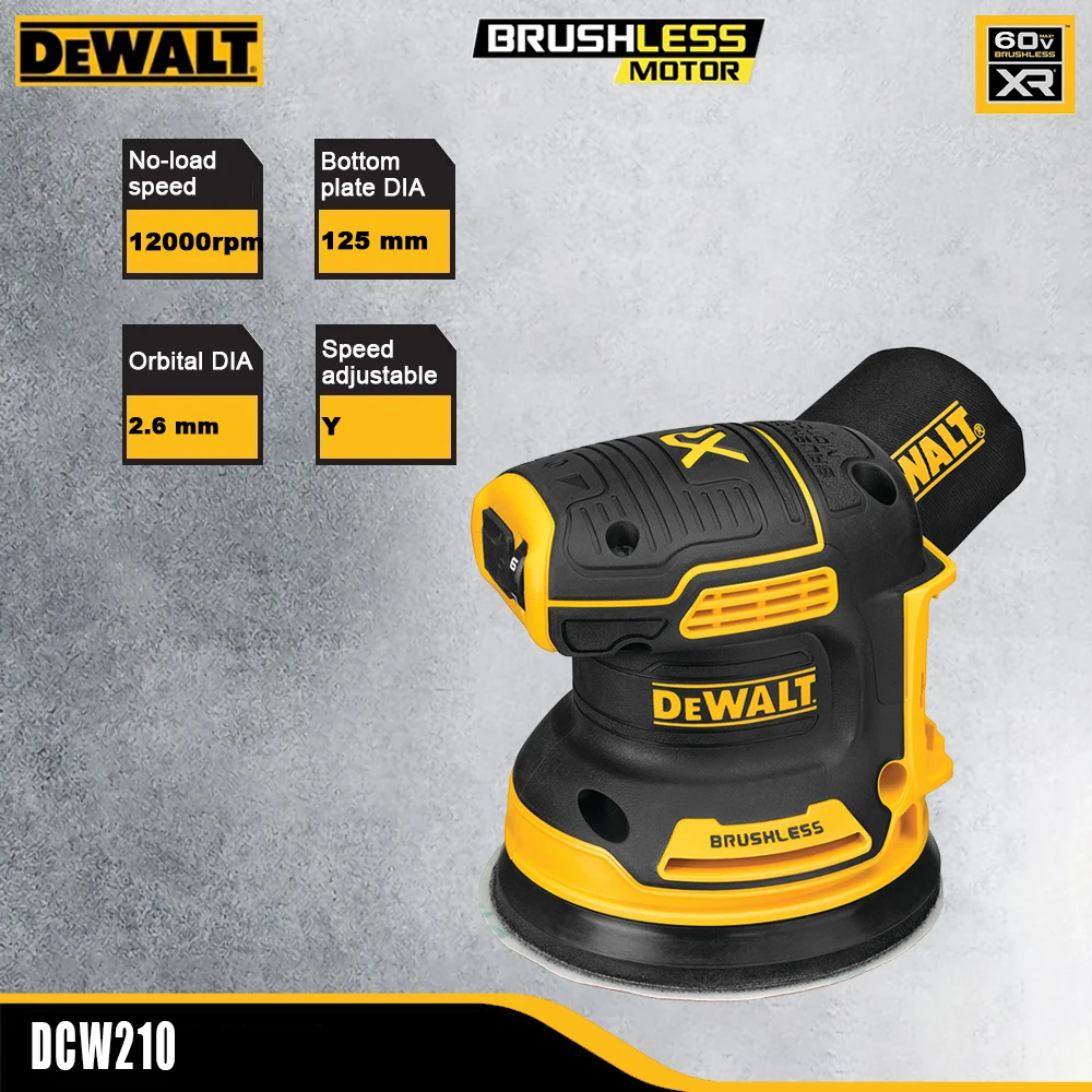 DeWALT DCW210 Wireless Electric Sander Rechargeable 20v 1200