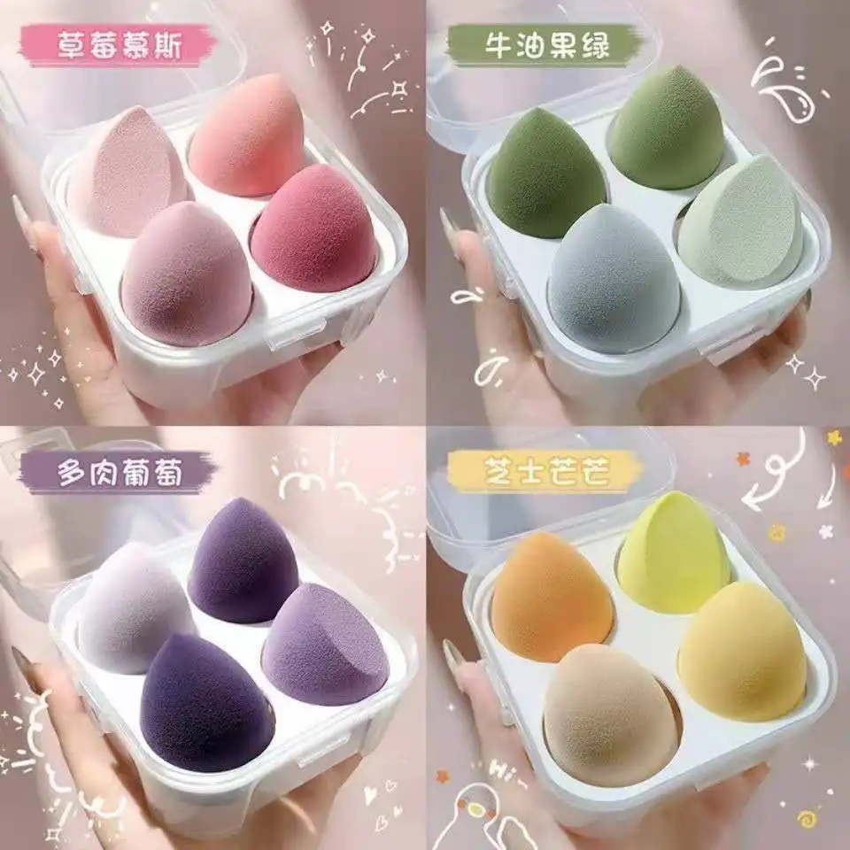 8/25Pcs Sponge Cosmetic Puff Bulk Wholesale Beauty Egg Set W