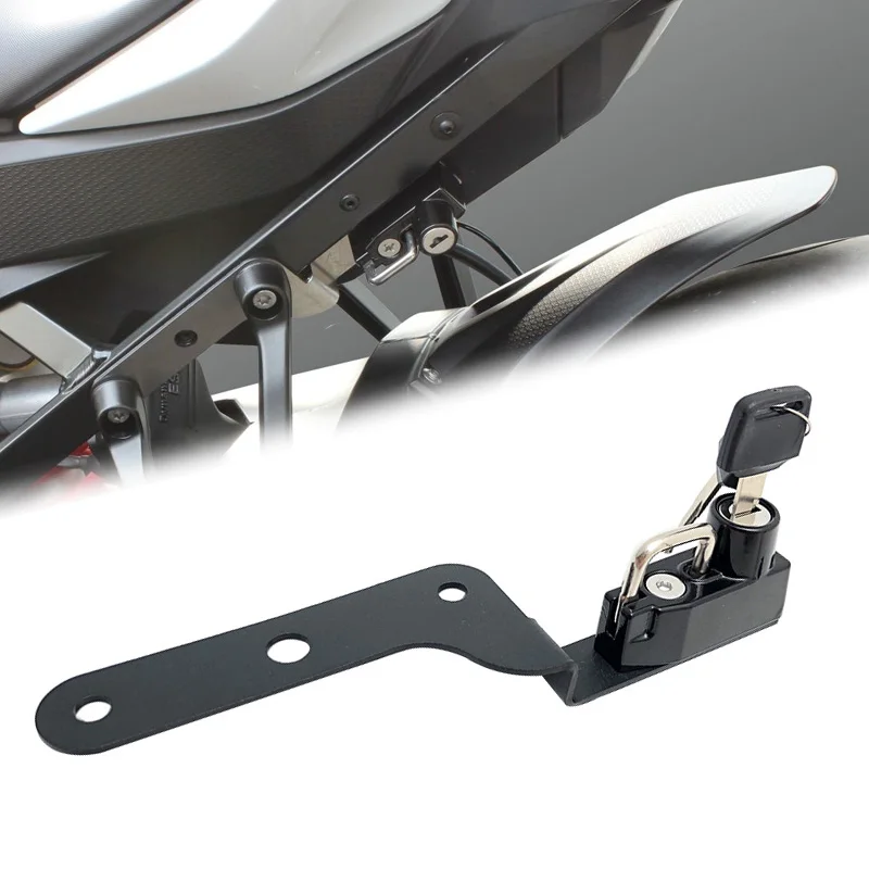 

Motorcycle Anti-Theft Helmet Lock with 2 Keys / Password lock For BMW S1000XR S1000R S1000RR S1000 XR S 1000XR HP4 2015-2019