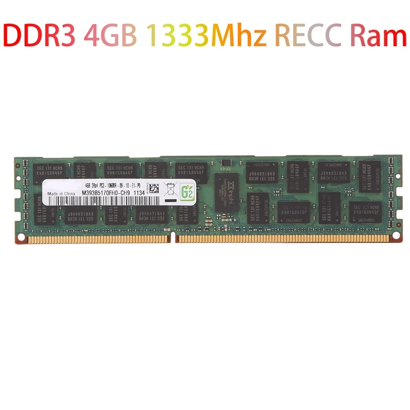 1Pc PC3L-10600R Memory 240Pin 2RX4 1.5V REG ECC Memory RAM For X79 X58 Motherboard