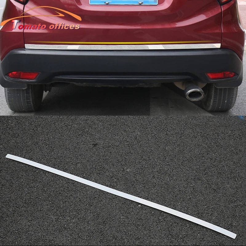 

Аксессуары для стайлинга автомобилей Honda HRV HR-V Vezel 2014/15/16/17 из нержавеющей стали, аксессуары для заднего багажника, бампера, задней двери, крыш...