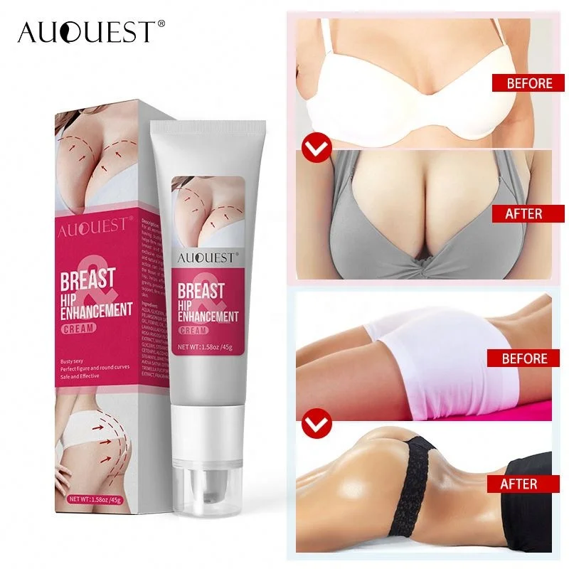 

AuQuest Breast and Hips Enhancement Cream Hips Lift Up Breast Butt Enlargement Cream Natural Enhancer Cream For Bust and Butt