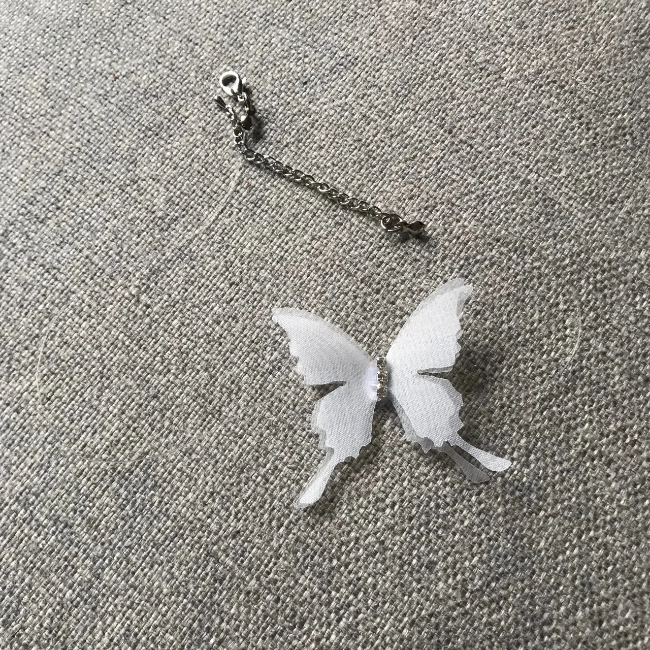 Японский и корейский ожерелье-чокер с черной бабочкой инкрустированным Цирконом