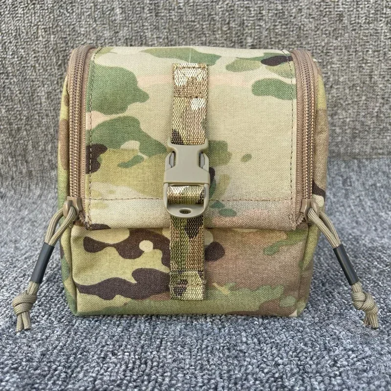 Фото Тактический чехол NVG для страйкбола Molle, очки ночного видения, чехол для батареи, Multicam 500D, медицинская сумка для хранения, снаряжение №3