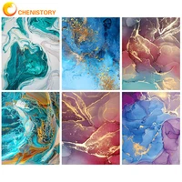 chenistory painting by numbers abstract for adults diy kits handpainted on canvas scenery oil picture drawing coloring by number