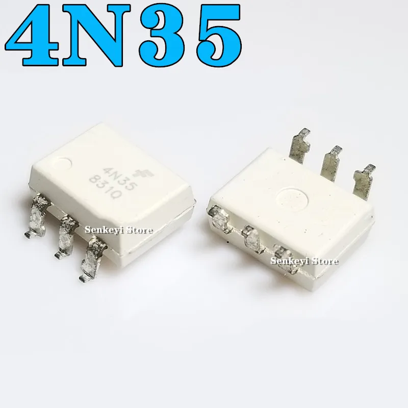 

New original 4N35 SMD SOP6 optocoupler transistor output generation EL4N35
