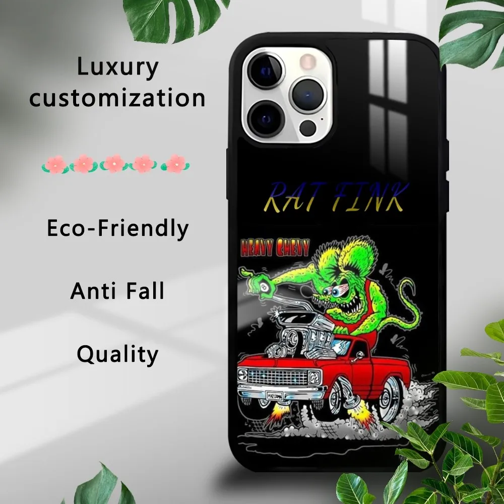 T-tales Of The R-Rat F-Fink Phone Case For iPhone 16 15 14 13 12 11 Pro Xs Max Mini Plus Celulares Hard Funda