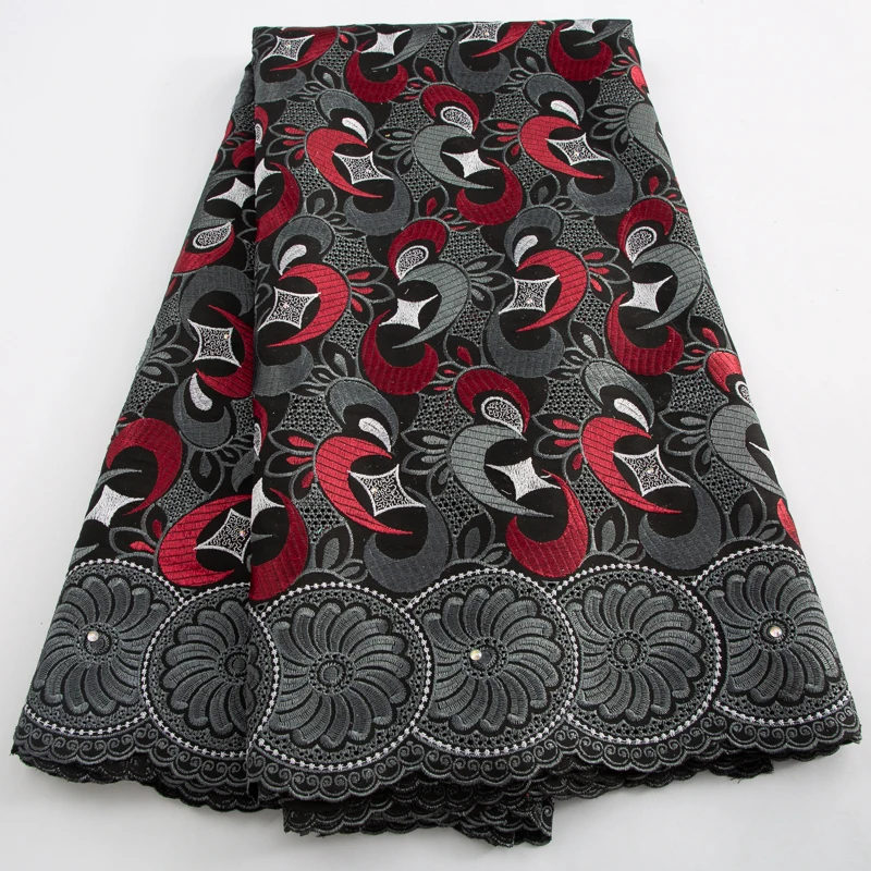 

Swiss Luxury Lace Fabric 2024 High Quality Lace 5 Yard African Cotton Lace Fabric Embroidered Austria Cotton Novelty Dress A3625