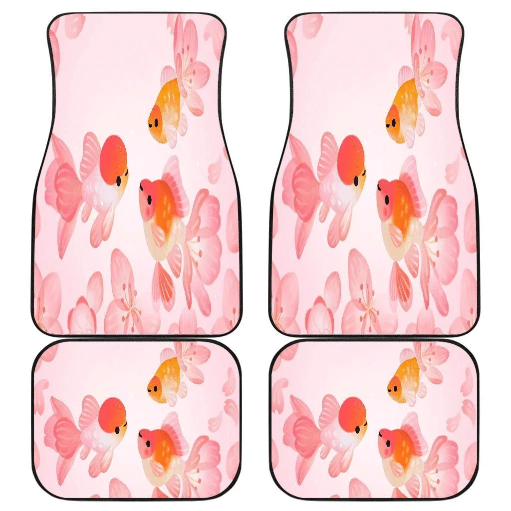 

Golden Fish Cute in Pink theme Car Floor Mats