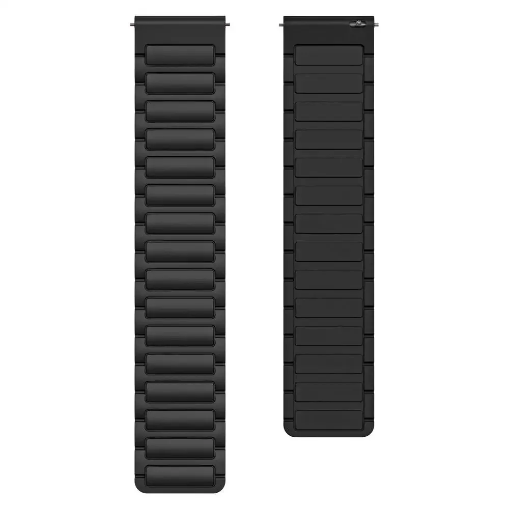 Фото Магнитный силиконовый ремешок 20 мм/22 мм для Xiaomi 5/S5-4-3-2, мягкий дышащий браслет для Oneplus 4/3/2/Lite/OPPO Watch X2-X3-S №2